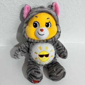 Care Bears Funshine Bear Hoodie Friends Kitty Cat Costume RARE Stuffed Toy